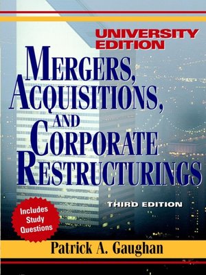 Mergers Acquisitions And Corporate Restructurings By